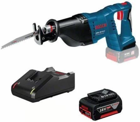 Аккумуляторная сабельная пила Bosch Professional GSA 18 V-LI (0615990L6H)+ Акб 4А/г 18В + зарядное VSE 0615990L6H VSE фото