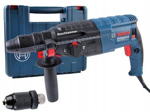 Профессиональный ударный электрический прямой перфоратор Bosch GBH240F : 790 Вт, 2.7 Дж VSE 0611273000 VSE фото