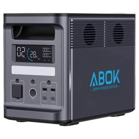 Професійна зарядна станція ABOK 2000W 1536Wh Power Station ABOK2000W фото