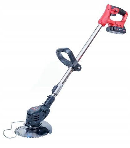 Аккумуляторная садовая коса триммер для травы Boxer Bx-141 с АКБ 2шт-24V 1.5 Ah+ЗУ 8000 об/мин 30 см BX-141 фото