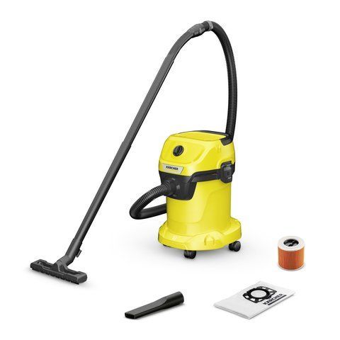 Профессиональный пылесос Karcher WD 3 V-17/4/20 (1.628-101.0): 17 л, для сухой и влажной уборки VSE 1.628-101.0 VSE фото