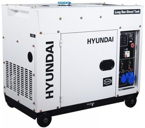 Генератор дизельный однофазный четырехтактный Hyundai DHY 8600SE-LRS 6 кВт DHY 8600SE-LRS фото