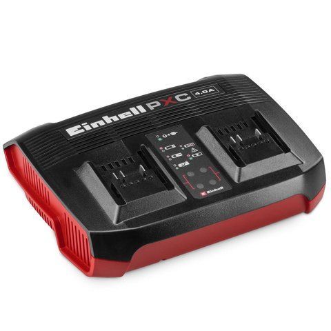 Пристрій зарядний на два акумулятора Einhell Power-X-Twincharger 4 A (4512161) 4512161 фото