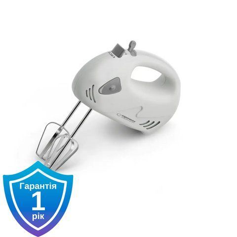 Міксер ручний Esperanza EKM007WE Muffin silver 125 Вт 0603 фото