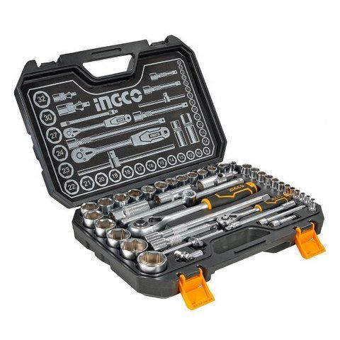 Набір головок торцевих 1/4 " та 1/2" 44 предмети INGCO INDUSTRIAL 000143392 фото