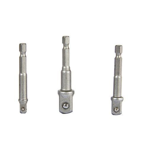 Набір перехідників до торцевих головок 1/2&Prime;, 1/4&Prime; та 3/8&Prime; 3 шт. INGCO 000155228 фото