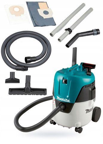 Мощный профессиональный вакуумный промышленный пылесос для уборки Makita VC2000L: 1000 Вт, 20л VSE VC2000L VSE фото