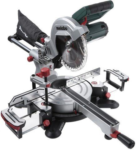 Ручная торцовочная пила с протяжкой по дереву Metabo KGS 216 M : круг 216 мм (619260000) VSE 619260000 VSE фото