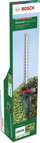 Електричний кущоріз Bosch UniversalHedgeCut 60 : 480 Вт, шина 600 мм (06008C0703) 06008C0703 фото