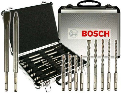 Качественный набор буров и зубил Bosch SDS-plus-1 Mixed Set 11 предметов (2608578765) 2608578765 фото