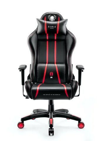 Геймерское кресло Diablo X-One 2.0 Black&Red экокожа 0374 фото