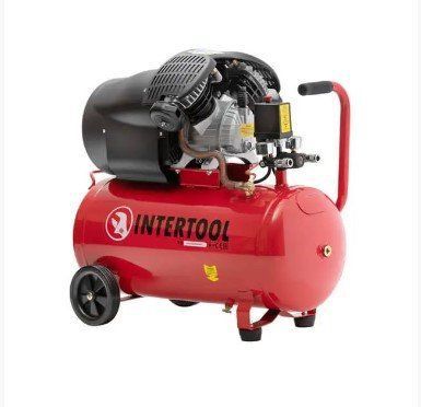 Компрессор INTERTOOL PT-0004, 50 л, 2.23 кВт, 220 В, 8 атм, 354 л/мин, 2 цилиндра 2088 фото