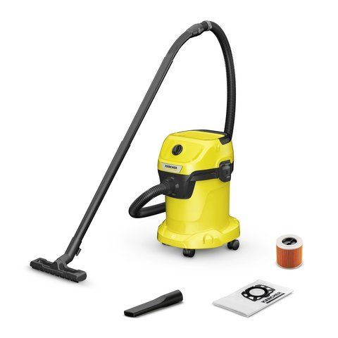 Профессиональный пылесос Karcher WD 3 V-17/4/20 : 1000 Вт, 17л (1.628-127.0) 1.628-127.0 фото