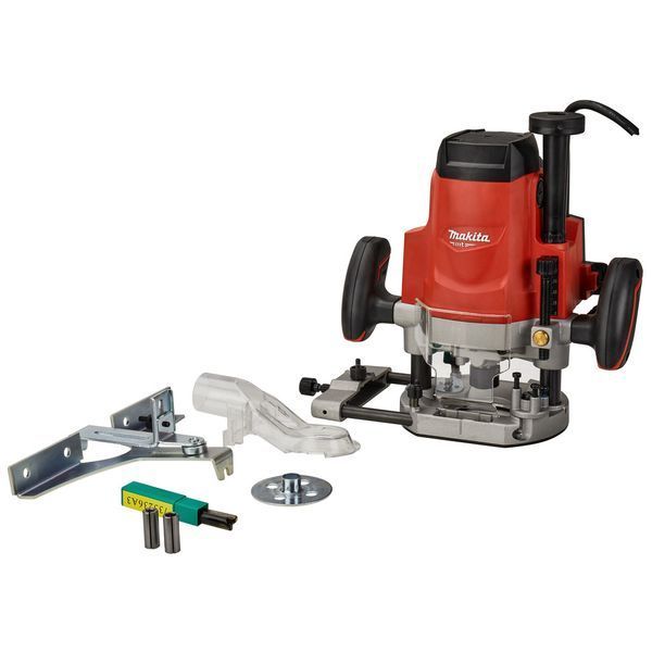 Електричний ручний столярний фрезер по дереву Makita M3602 : 1650 Вт, 12 цанга, 22000 об/хв електрофрезер M3602 VSE фото