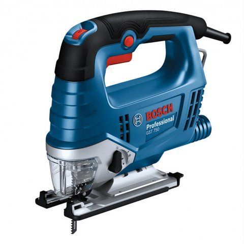 Электрический лобзик электролобзик Bosch GST 750 520 Вт глубина реза 75 мм вес 2.3 кг 06015B4121 VSE фото