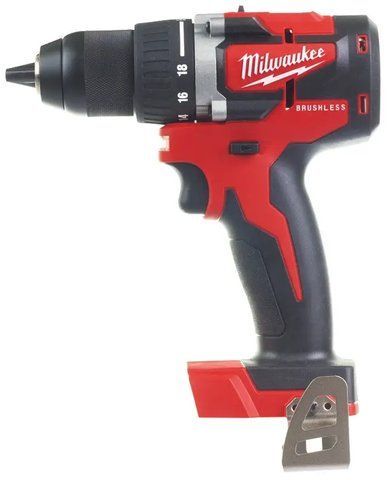 Професійна акумуляторна дриль-шурупокрут Milwaukee M18 CBLDD-0 : без АКБ, 60 Нм, 1800 об/хв, безударний (4933464316) VSE 4933464316 VSE фото
