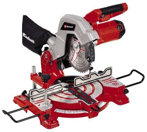 Потужна торцювальна пила Einhell TC-MS 216 : 1400 Вт, диск 216 мм, 48 зубів, 5000 об/хв (4300370) VSE 4300370 фото