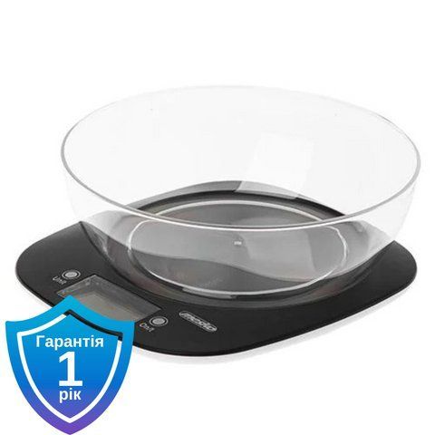 Ваги кухонні Adler AD 3179, black 5905575903501 фото