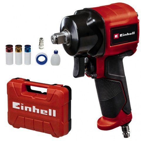 Компактний пневматичний гайковерт Einhell TC-PW 610 Compact 610 Hm 142 л/хв у кейсі 4138965 VSE фото