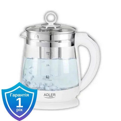 Чайник електричний Adler AD 1299 60-100 &deg;C 1.5 л 5903887804615 фото
