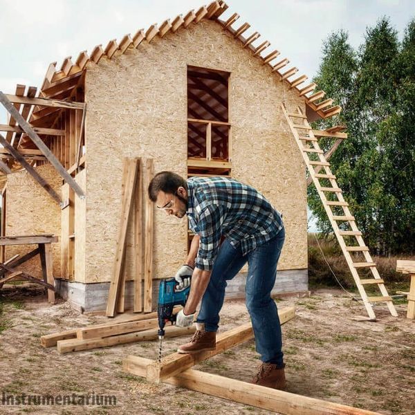 Акумуляторний бочковий перфоратор Bosch Professional GBH 180-Li з АКБ 18V 4.0 Ah + набір свердел 0615990M9C фото