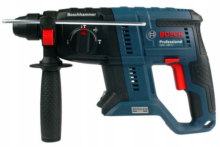 Акумуляторний бочковий перфоратор Bosch Professional GBH 180-Li з АКБ 18V 4.0 Ah + набір свердел 0615990M9C фото