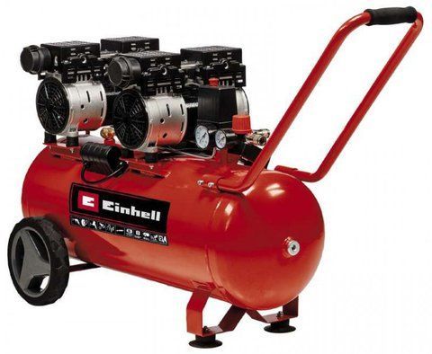 Безоливний безшумний чотирициліндровий мобільний компресор Einhell TE-AC 270/50 Silent Plus 4020620 фото