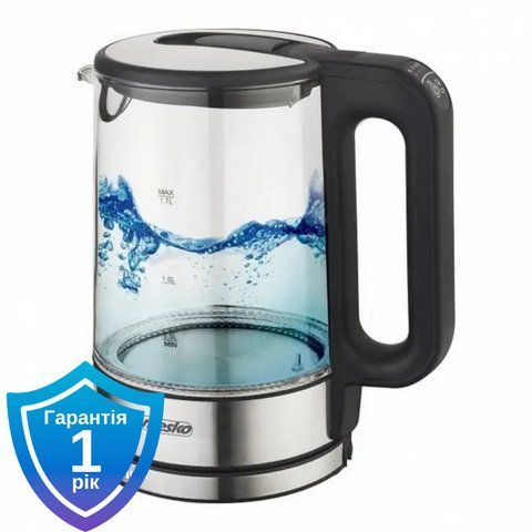 Чайник електричний Mesko MS 1301 black 1.7 L 5903887803915 фото