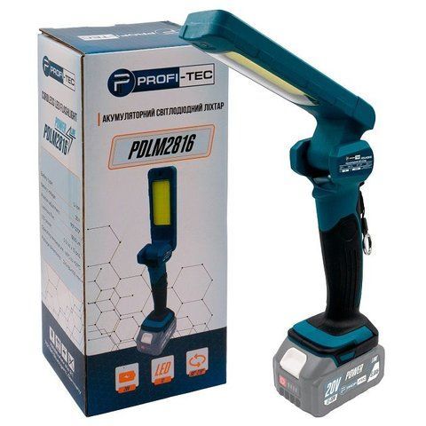 Потужний акумуляторний світлодіодний ліхтар PROFI-TEC PDLM2816 POWERLine без АКБ 005715 фото