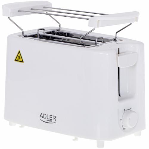 Тостер Adler AD 3223 2 ломтика 5903887805179 фото