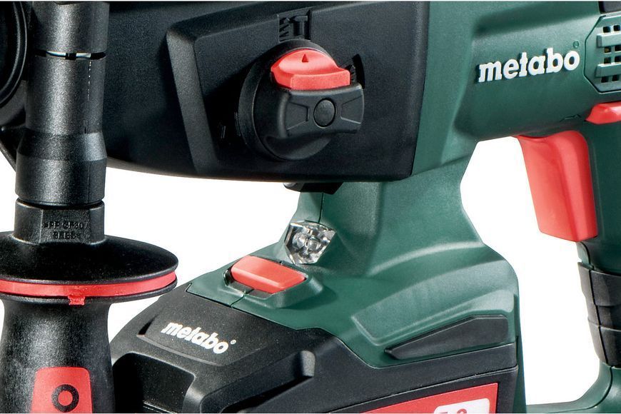 Потужний акумуляторний перфоратор Metabo KHA 18 LTX : 2.2 Дж, 18В акум 2ампера і зарядка (600210890) 600210890 фото