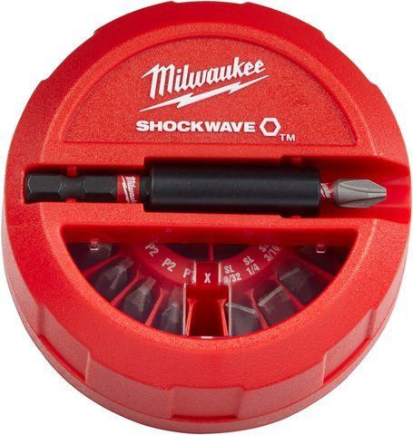 Професійний набір біт SHOCKWAVE MILWAUKEE 15 шт, кейс (4932430904) 4932430904 фото