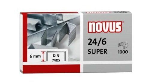 Скоби для степлера NOVUS № 24/6 SUPER ( 040-0026 ) 040-0026 фото
