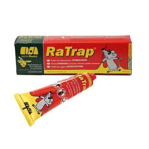 Клей от грызунов и насекомых с аттрактантом 135г Ra Trap, Чехия 353 271 фото
