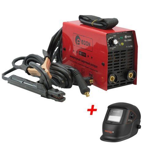 Сварочный инверторный аппарат (сварка) Edon TB-250B: 4.5 кВт, 250 А + маска хамелеон в подарок! VSE TB-250B VSE фото