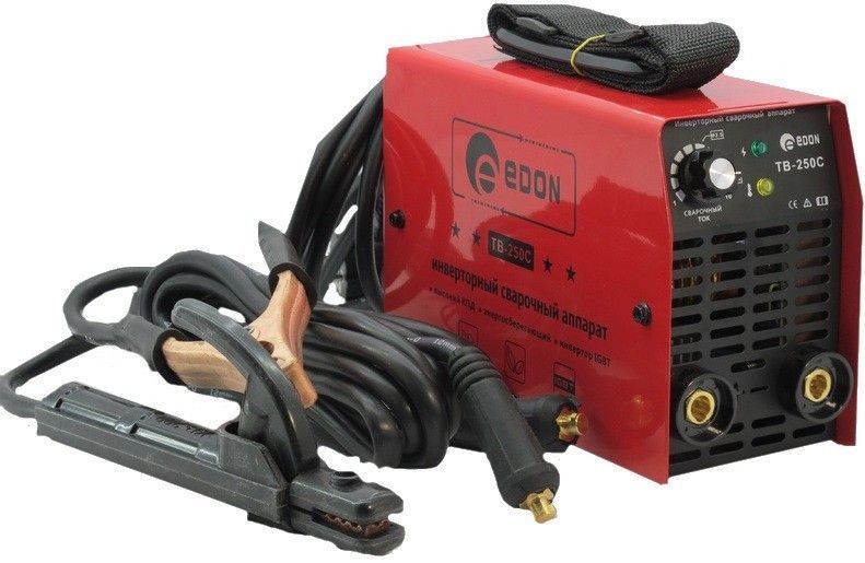 Сварочный инверторный аппарат (сварка) Edon TB-250B: 4.5 кВт, 250 А + маска хамелеон в подарок! VSE TB-250B VSE фото