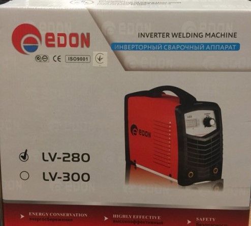 Инверторный сварочный аппарат Edon LV-280, 4,6 кВт, сварочный ток 280 А + маска хамелеон в подарок! VSE LV-280 VSE фото