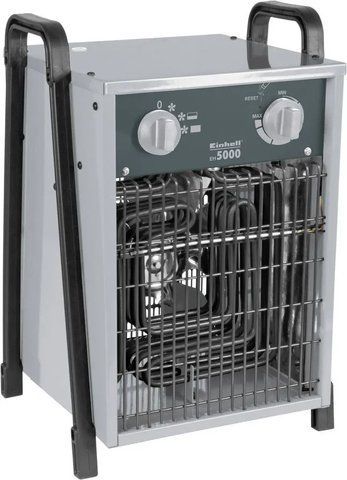Качественный нагреватель электрический 380V Einhell EH 5000: 5000 Вт, 50 кв.м, ТЭН, 2 скорости (2338266) VSE 2338266 VSE фото