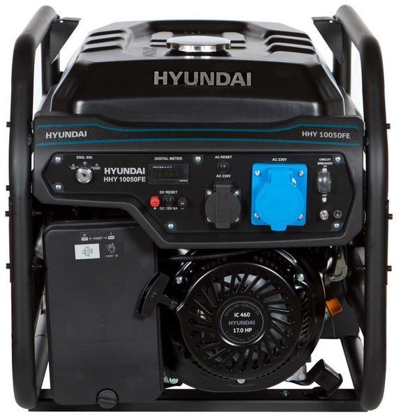Бензиновый однофазный генератор Hyundai HHY 10050FE 8 кВт HHY 10050FE фото