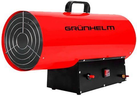 Газовий нагрівач газова теплова гармата Grunhelm GGH-30 30 кВт 650 м3/год 300 м2 пропан-бутан 30368 фото