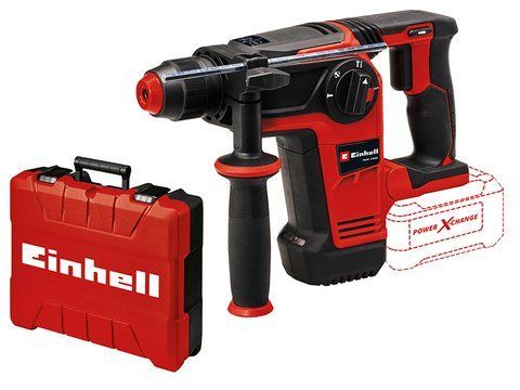 Потужний перфоратор акумуляторний безщітковий Einhell TP-HD 18/26 Li BL - Solo: без АКБ, 2.6 Дж, 1200 об/хв, 5500 уд/хв, вага 3 кг 4514265 VSE фото
