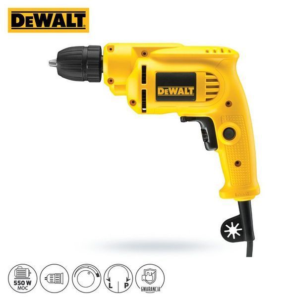 Дриль мережева DeWALT DWD024S: 550Вт, 8Нм, 2800 об/хв.,1,34 кг Оригінал DWD014S фото