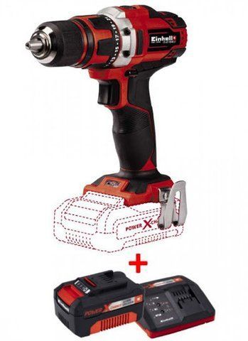 Набор шуруповерт Einhell TE-CD 18/40 Li-Sol : 18V ( 2,5 ампера аккум и зарядка) 4513925, 4512097 VSE 4513925, 4512097 VSE фото