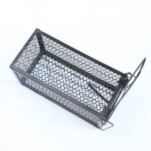 Мишеловка, металева клітка, живоловка, 120 х 120 х 250 мм, Щуроловка-клітка металева середня 353 188 фото