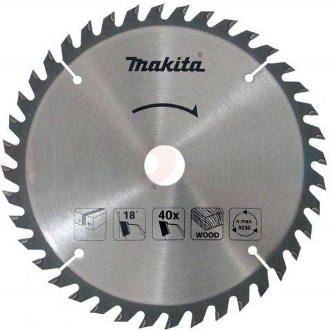 Диск пильний Makita ТСТ по дереву 165x20 мм x 40 зубів : диск 165 мм (D-52576) D-52576 VSE фото