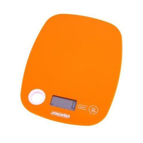 Весы кухонные Mesko MS 3159 оранжевые электронные 5902934830379 фото