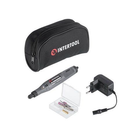 Прямая шлифмашина, гравер Intertool DT-0518: 18 Вт, 18000 об/мин, прямая шлифмашина, бормашина VSE DT-0518 VSE фото