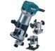 Електричний ручний столярний фрезер по дереву MAKITA RT0700CX2J : 710 Вт, 6-8 цанга, 30000 об/хв електрофрезер, 3 бази RT0700CX2J VSE фото 2