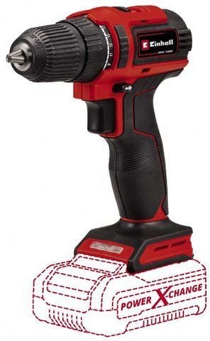 Аккумуляторный бесщеточный шуруповерт Einhell TE-CD 18/40 Li BL Solo: 18V, 40 Нм (без АКБ и ЗАРЯДКИ) VSE 4513997 VSE фото