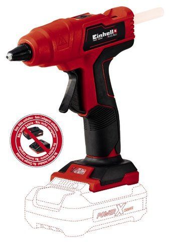 Пістолет клейовий акумуляторний Einhell TE-CG 18 Li &mdash; Solo з картриджами 4522200 фото